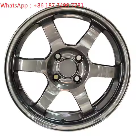 JDM Style 6 Spoke Forged Wheels 6061-T6 Aluminum 15 17 18 Inch Tuner Rims 4x100 4x114.3 Lightweight 