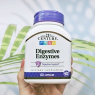 21st Century® Digestive Enzymes 60 Capsules เอนไซม์ย่อยอาหาร ช่วยระบบย่อย