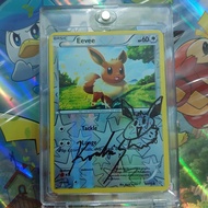 [Signed Pokemon] Thẻ bài TCG Eevee 63 98 chó nâu 1459 D48 1-7