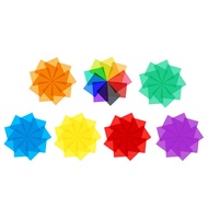 9Pcs Gel Light Filter Color Correction Colored Overlays Film Lighting Gel Filter for FilmVideoPhotoS