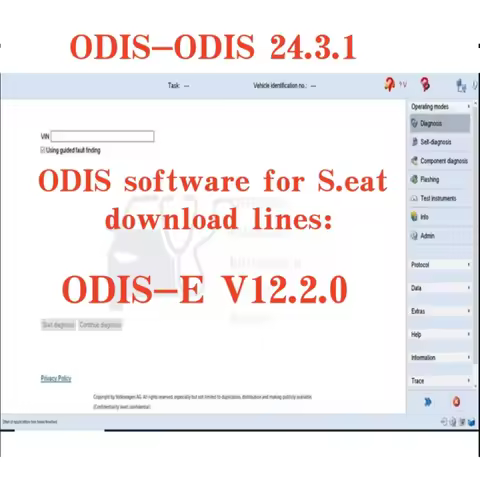2023 Latest ODIS-E V12.2.0 Software+ODIS Engineering Flashdaten ECU Firmware Flash Data Files For VW