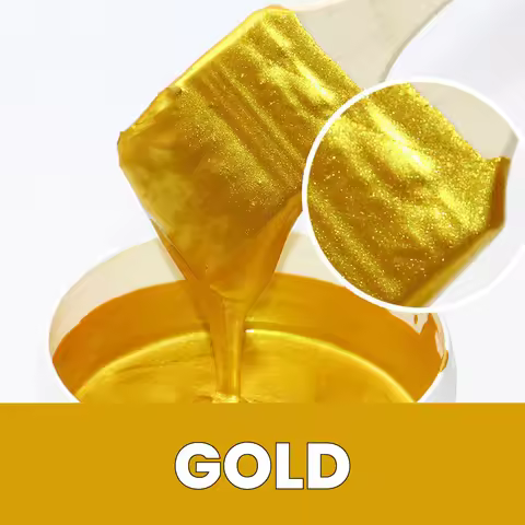 200g Bright Gold Paint, Wood Paint, Metal Lacquer ,tasteless Water-based Paint, Can Be Applied on An