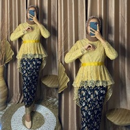 Kebaya / Kebaya brukat modern  Setelan Kebaya Modern Hijab Remaja Style Modis Cantik brukat AURORA\k