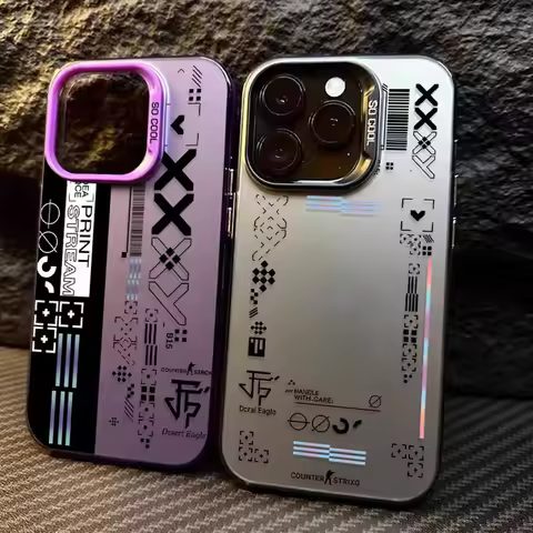 Game CSGO Plating Case for Xiaomi POCO X6 X5 X3 NFC F3 F4 GT F5 F6 M6 Pro 4G M5S C65 Mi 13T 12T 14 1