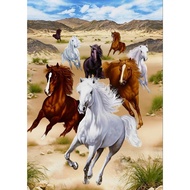Poster Picture Horse Size 5*7 Inches No Frame Wall Mounted Auspicious Images To Enhance Feng Shui De