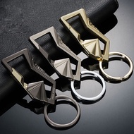 Móc chìa khóa có chốt đeo lưng quần chất liệu inox cao cấp không gỉ 096