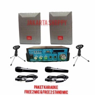PROMO KARAOKE SET / AMPLI MINI BLUETOOTH / 4 INCH SPEAKER JBL KARAOKE - Elard Store 33