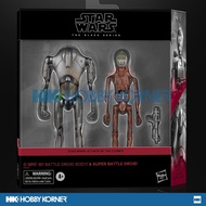 HASBRO F9222 Star Wars TBS 6 Inch Scale C-3PO & Super Battle Droid 2-Pack