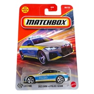 Matchbox 2023 i4 Police Sedan JBN43bmw