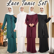 VirtueAttire Baju Raya 2026 Baju Kebarung Labuh Klasik COTTON Baju labuh klasik Baju Raya 2026 Baju 