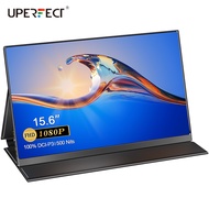 UPERFECT [Local delivery]  QLED Portable Monitor 15.6inch 100% DCI-P3,  500 Nits Brightness,  1080P IPS Screen, LCD Second Screen Built-In Dual Speakers For Tablet Laptop PC