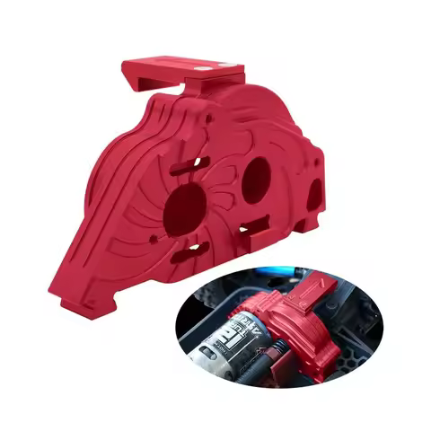 Aluminum Motor Mount Gear Cover Set for 1/10 Arrma Senton 4X4 550 Typhon 4X4 550 Granite 4X4 550 RC 