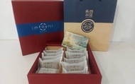 【新品優惠！凝翠金磚鳳梨酥禮盒(10入)奶蛋素】包種茶添加 淡淡茶香 皮酥餡甜而不膩