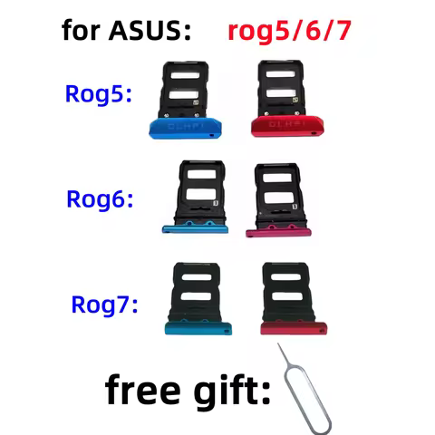 SIM Card tray For AUSA Rog Phone5 Phone6 Phone7 Rog5 rog6 rog7 ZS673KS I005DA I005DB Card slot drawe