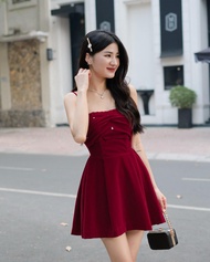 GOLA - Đầm IRENE - Đầm dây nhung đính hột