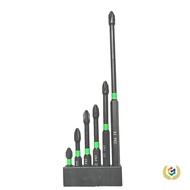 ✅ Bit pemutar skru asli, bit Phillips, bit tahan hentakan, bit magnetik kuat fosfor hitam, pemutar s