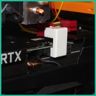 CRE Desktop Graphics Card GPU Power Adapter Board GPU PCIe 8 Pin U Turn 180 Degree Angle Connector