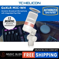 TC-Helicon GoXLR MIC Dynamic Broadcast Microphone - White