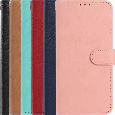 Litchi Pattern Leather Cover Case For Samsung Galaxy J710 J7 J3 J5 2016 A5 A3 2017 A6 Plus A8 A750 A