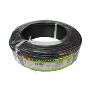 สายไฟ THW IEC01 YAZAKI 1x2.5ตร.มม. 100 ม. สีดำ (1020089)