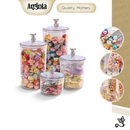 Angola Tempat Penyimpanan Aksesoris/Kuncir Rambut/Gelang E42 Pop Mart Storage Jar/Toples Serbaguna