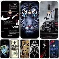 Case For oneplus 6 Case Phone Cover Protective Soft Silicone Black Tpu Black pattern car tiger money