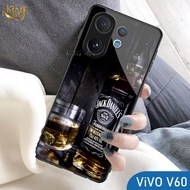 Glossy Glass Softcase for Vivo V60 2025 - Casing Vivo Vivo V60 2025hp - Protective Case hp - K07