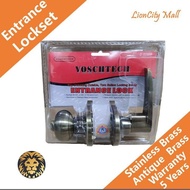 Voschtech Entrance Lock Lever-Type Lockset &amp; Round Doorknobs Handle lock