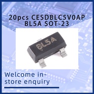 20pcs CESDBLC5V0AP BL5A SOT-23 5V bidirectional ESD protection diode