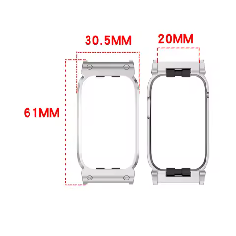 Metal Case For Garmin CIRQA Frame Smart Watch Protective Cover Accessories Connect 20mm Width Strap
