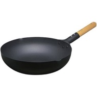 包送貨 -「日本製造，TAKUMI匠」岩紋鐵炒鍋 24cm MGIT24 【平行進口】 炒鍋