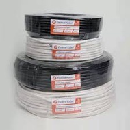 Black Stranded Electrical Cable NYYHY / NYMHY 2 x 0.75mm 2 x 0.75mm 2x0.75 mm 2x0.75 mm Federal 100m