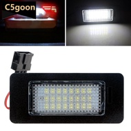 C5GOON 1PC Car Canbus LED License Number Plate Light Assembly Replacement White For Audi A1 A4 B8 A5