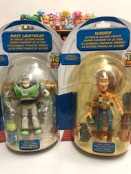 迪士尼 可動 巴斯光年 胡迪 三眼仔 吱吱 吱吱企鵝 玩具總動員 反斗奇兵 Toystory herocross 野獸國 迪士尼扭蛋 扭蛋 buzz woody alien