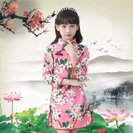 Children's Cheongsam Girls Autumn Princess Dress 7 Big Girls Dress Spring Autumn Children's Clothing