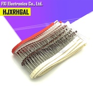 100pcs 1W Zener diode DO-35 1N4742A 12V 1N4741A 11V 1N4740A 10V 1N4739A 9V1 1N4738A 8V2 1N4737A hjxr