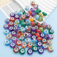 Fruit Faceted Pattern Pan's Colorful Beads Large Hole Beads 9X13mm Hole 5mm Bracelet Loose Beads Jew