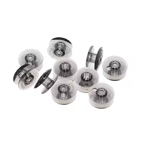 10Pcs Clear Plastic Sewing Machine Bobbins #359838-900 for Singer Inspiration Line Model 4205 4206 4