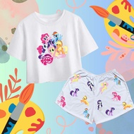 Pony Croptop terno for kids girl kids girl outfit girl kids set clothes girl
