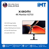 Xiaomi 4K Monitor A27Ui | 3 Years Official Warranty | 4K UHD Image Quality | 27" IPS Hard Screen