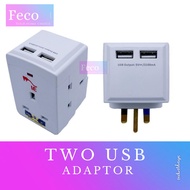 3 Way Adapter Switch / 3Way adaptor / 3way sirim adaptor usb Extension Plug Adapter Adaptor socket 3