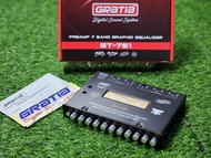 ปรี 7แบรน GRATIA **ของแท้** รุ่น GT-751 ปรี 7แบรน งานแท้ เสียงดี เครื่องเสียงรถยนต์ ปรีแอมป์ ตัวปรับ