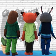 Zootopia Characters Playset - Soft Plush Figures with Costume Outfits | Rabbit Judy & Fox Nick from 