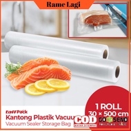 TaffPACK Vacuum Sealer Storage Bag BPA Free 1 Roll 30 x 500 cm - HK-07 - Transparent - GCHZ01TP