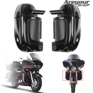 Areyourshop แฟริ่งขาระบายอากาศด้านล่างสำหรับ Harley Touring Models FLT FLHT FLHTCU FLHRC Road King S