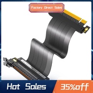 PCIE 4.0 Extension Cable, 16x Shielded High Speed GPU Riser Cable with PCI Express Port GPU Extensio