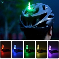 NANASALONNN Outdoor Cycling Helmet Light Type-C Rechargeable Multi-Color Changing Aircraft-Style War