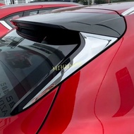 Chrome Car Rear Tailgate Window Spoiler Wing Cover Trim For Mazda CX30 CX-30 DM 2020 2021 2022 2023 