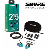 SHURE SE215 Sound Isolating™ Earphones In-ear Moving Ring HiFi Monitoring Earphone 4 Colours Available 1Y SHURE Warranty