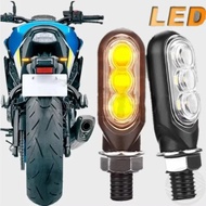 NEWS Motorcycle 3LED Flowing Mini Turn Signal Lights Brake Lights Modification
